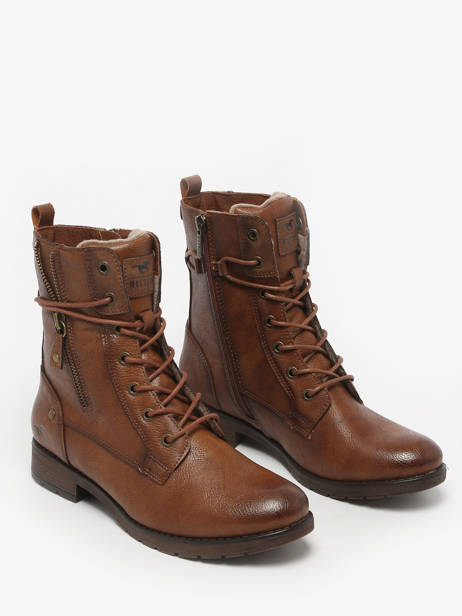 Enkellaarsjes Mustang Bruin women M0052001 ander zicht 1